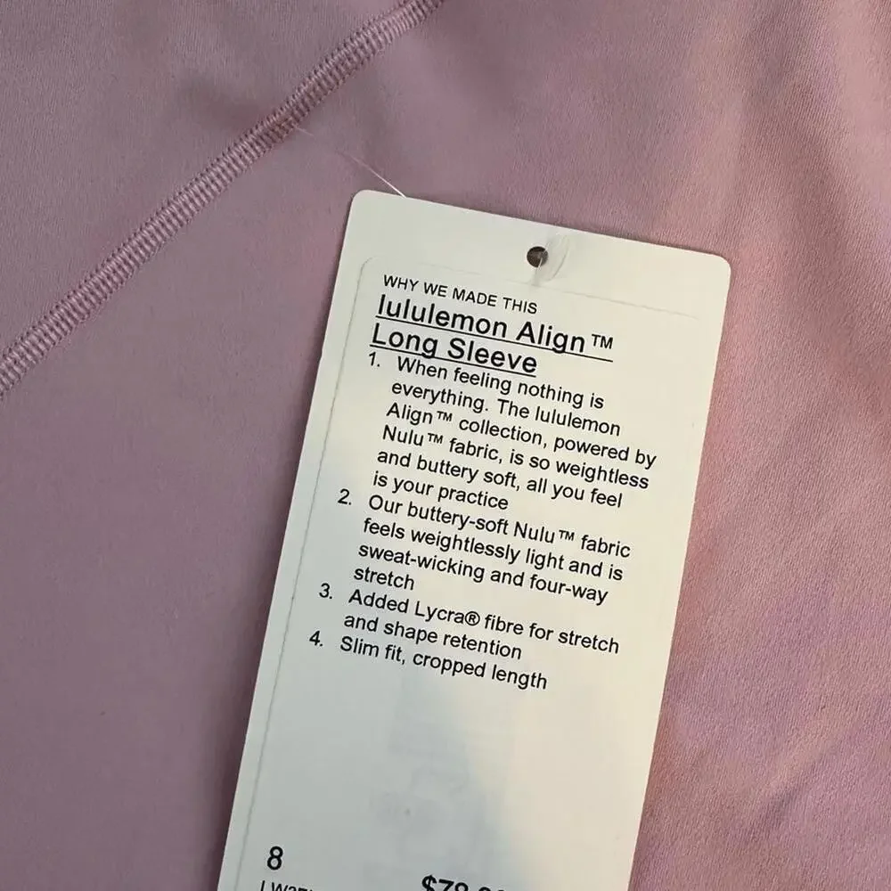 lululemon Athletica Align Long Sleeve